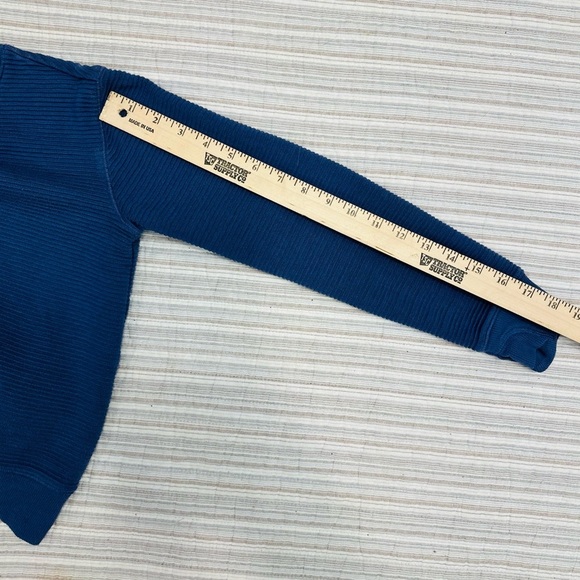 Athleta Girls Blue Crew Neck Sweater Size L - Picture 9 of 11